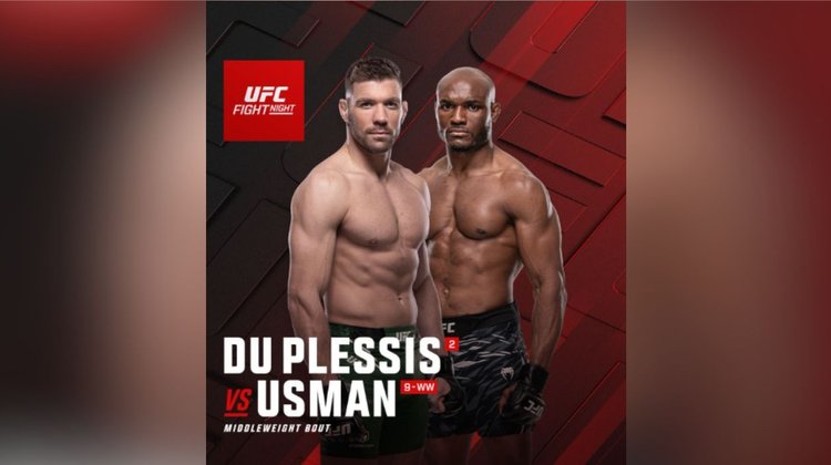 UFC confirma pelea entre Du Plessis y Usman en peso medio