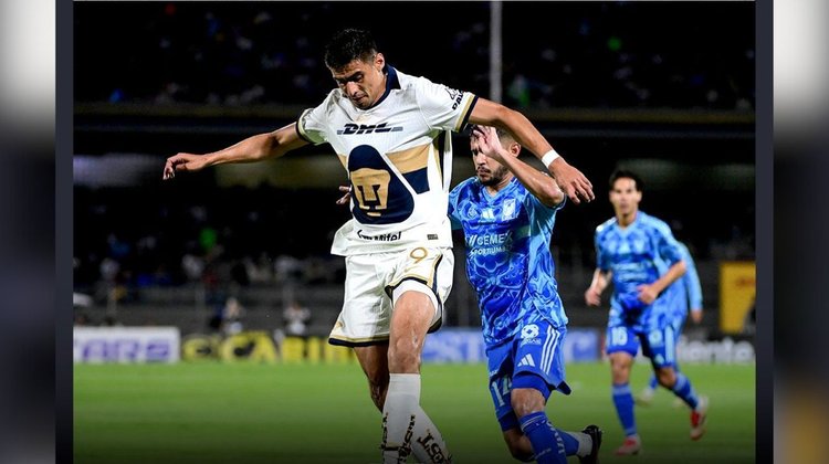 Tigres empata 1-1 con Pumas, tercer igualada de forma consecutiva