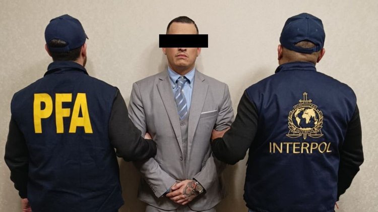 Detienen en Argentina a mexicano buscado por la Interpol