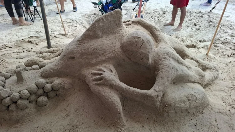Creatividad y talento en Playa Miramar en “Arte en Arena”