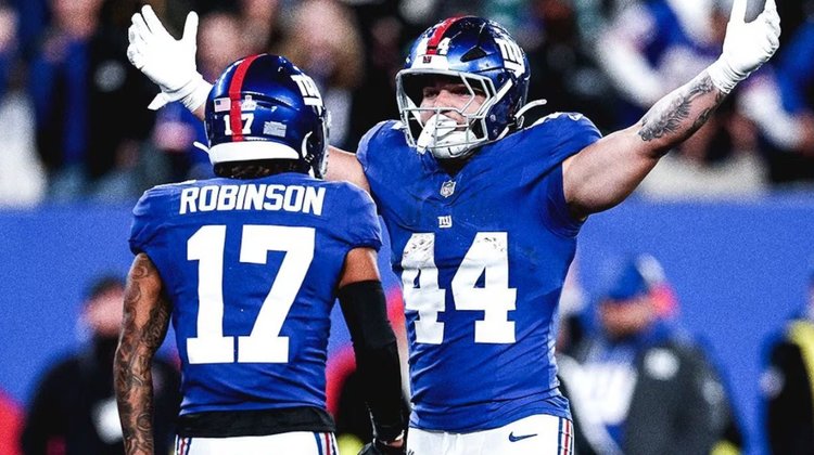 Jaxson Dart y Skattebo brillan en triunfo de Giants sobre Eagles