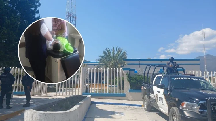 Fuerza Civil salva a bebé de 11 meses en Aramberri