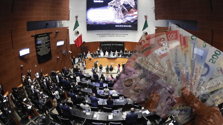 Acumulan $208 mdp de aguinaldo para diputados y senadores en 2025