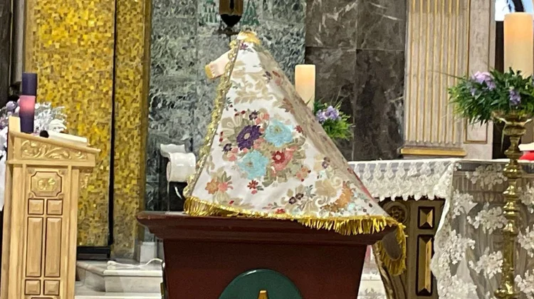 Invitan al rosario de la Virgen del Roble; estrenara vestido