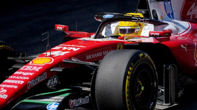 Hamilton gana en Barcelona y obtiene primer triunfo con Ferrari