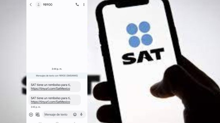 Alertan sobre mensajes 'fake' a nombre del SAT