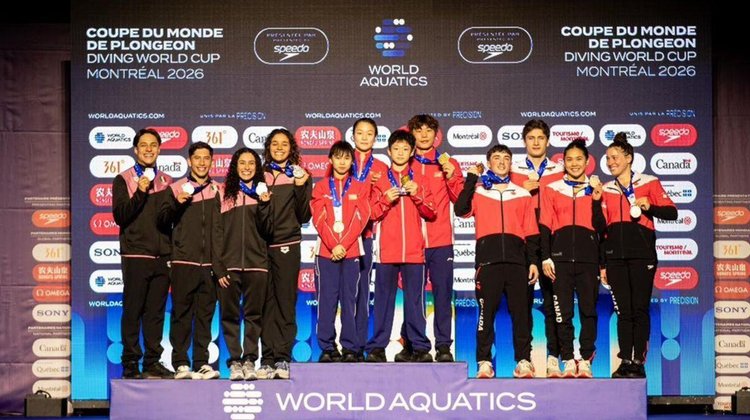 México gana plata en la Copa Mundial de Clavados