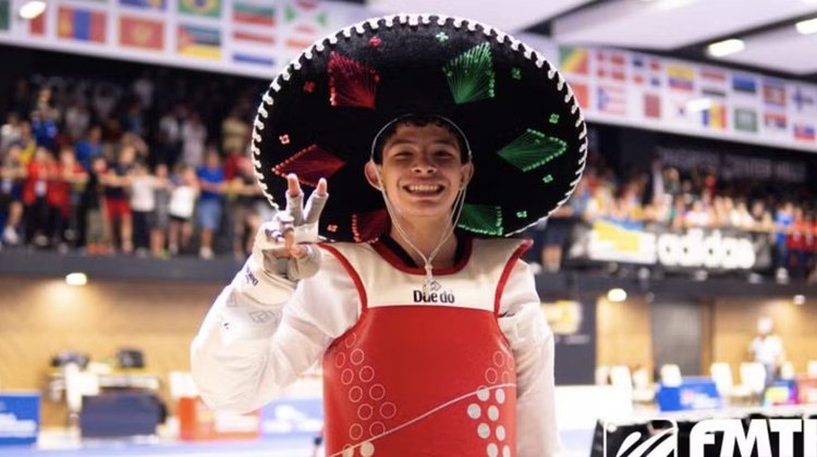 Mexicano conquista el oro en Mundial Juvenil de Taekwondo
