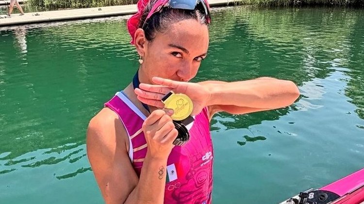 Kenia Lechuga gana oro en Copa del Mundo de Remo