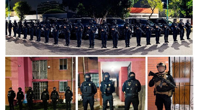 Detienen a cuatro en CDMX y aseguran 409 dosis de posible droga