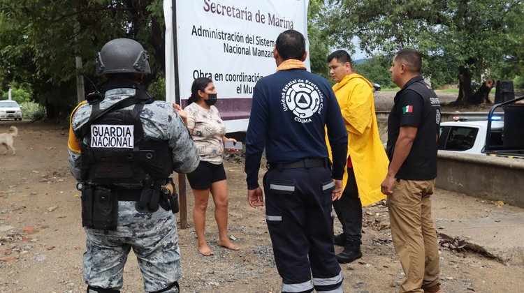 Anuncian suspensión de actividades en cuatro estados por 'Simon'