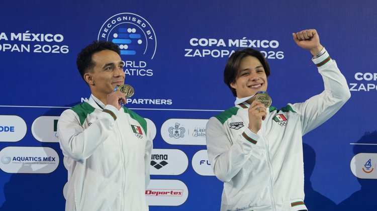 México conquista el oro de duplas en la Copa México de Clavados