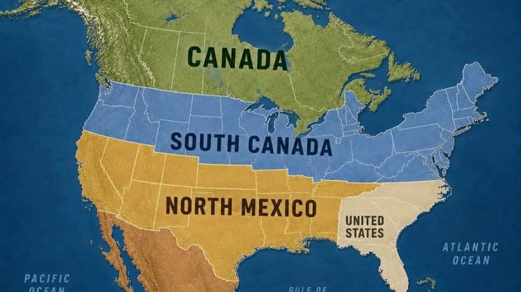 Irán se burla de Trump rediseñando el mapa de Estados Unidos