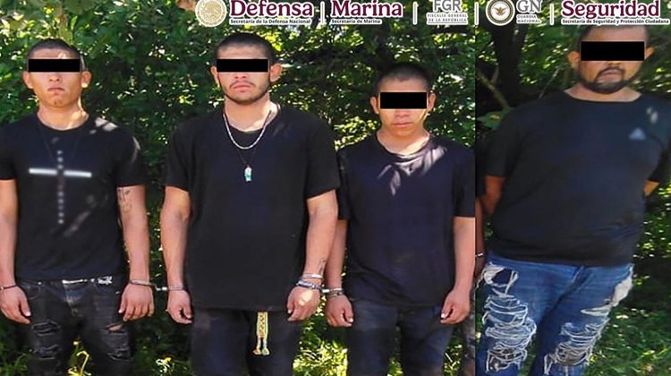Detienen a tres menores con armas largas y drogas en Nayarit