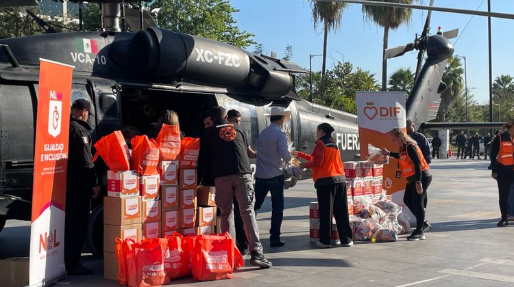 Alista Nuevo León envío de ayuda humanitaria a Pachuca