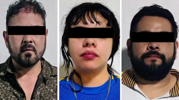 Cateo en Escobedo deja tres detenidos; aseguran droga y arma