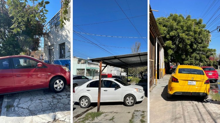 Se arriesgan peatones, por banquetas invadidas en colonia Obrera