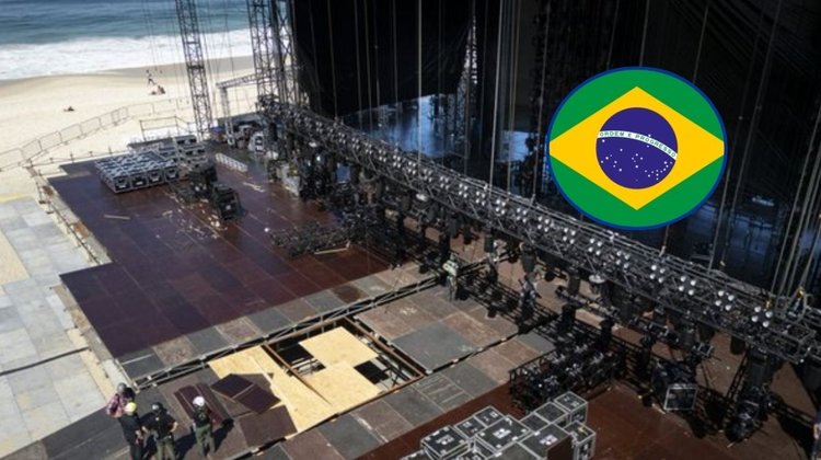 Muere técnico en montaje de concierto de Shakira en Brasil