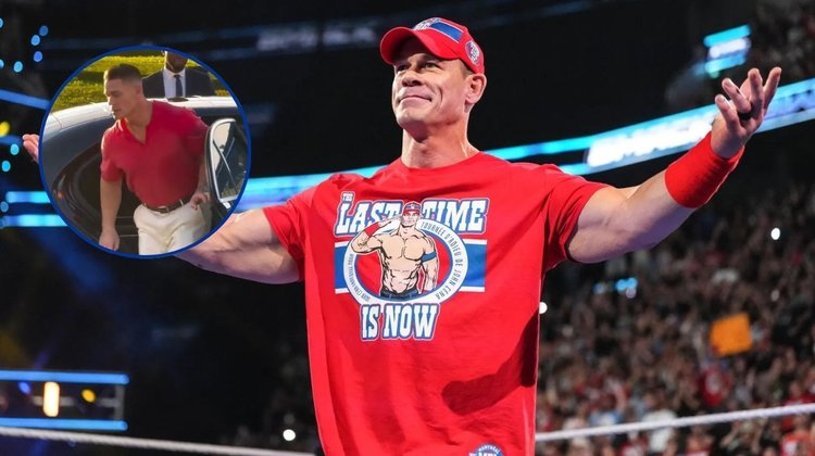 Video viral muestra a John Cena con secuelas físicas