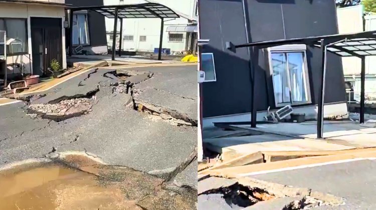 Terremoto en Japón deja heridos y atrapados en centro comercial