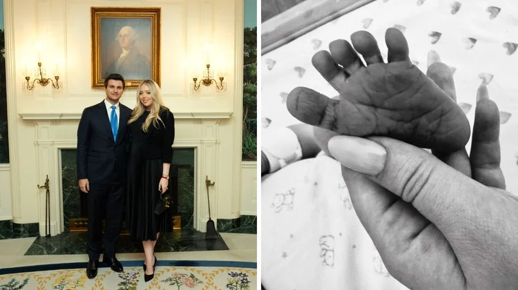 La hija pequeña de Trump, Tiffany, da a luz a su primer hijo