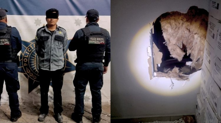 Detienen a guardia por daños en oficina de Control Vehicular