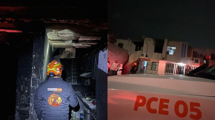 Incendio consume habitación tras presunta riña en Pesquería