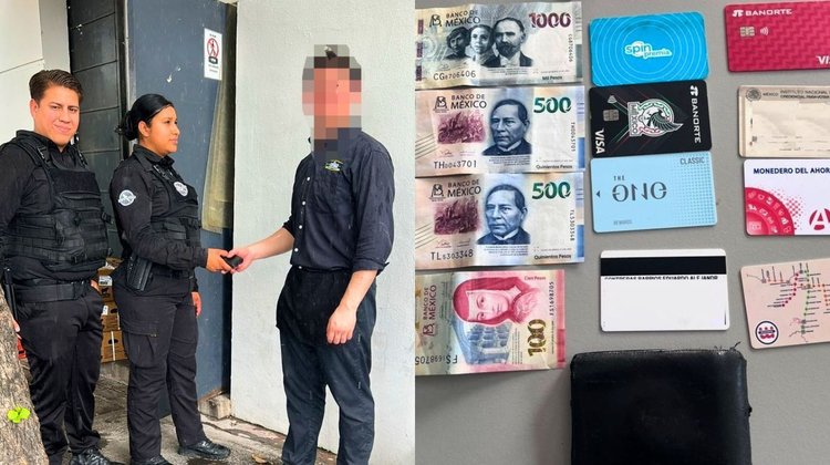 Policías de Monterrey entregan cartera extraviada a su dueño