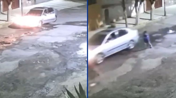 Video: abandonaron a niño en la madrugada en Tlalpan