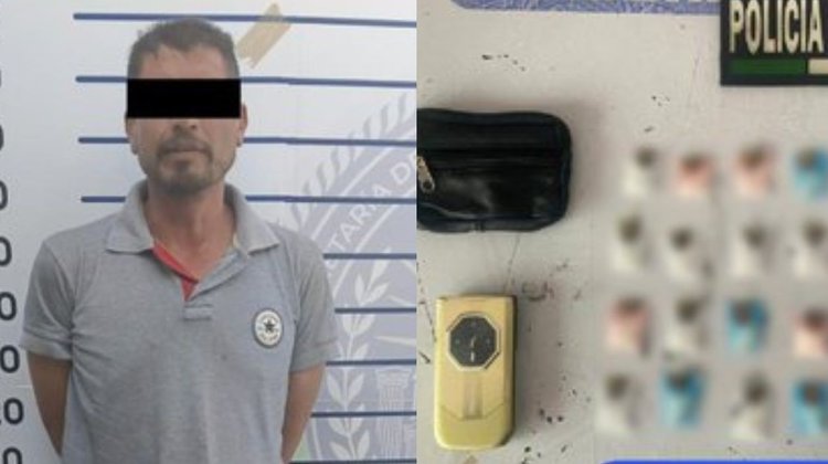 Detienen a hombre con dosis de cristal en Guanajuato