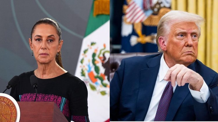 Sheinbaum y Trump hablarán este lunes tras amenaza de ataques