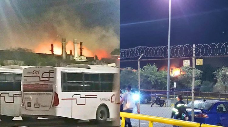 Evacúan planta de Nemak por conato de incendio en Santa Catarina