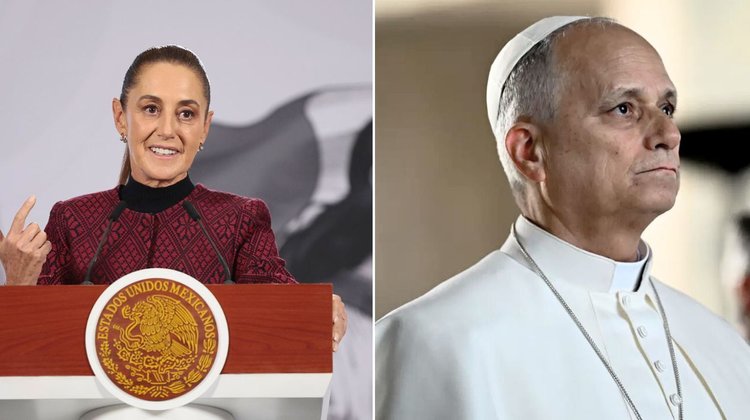 Sheinbaum planea invitar al Papa León XIV a visitar México