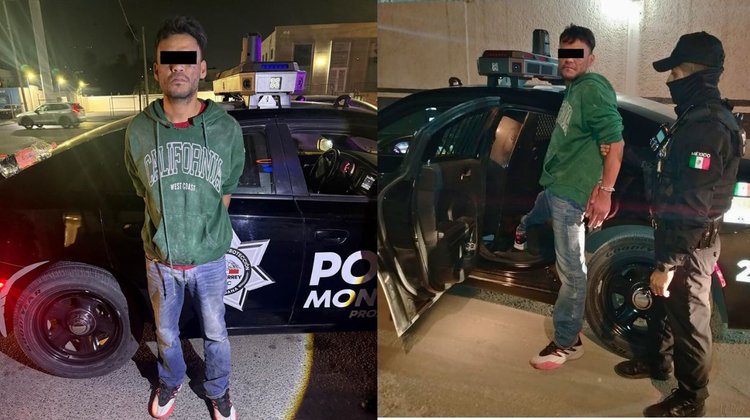 Detenido por robo con violencia con arma de fuego en Monterrey