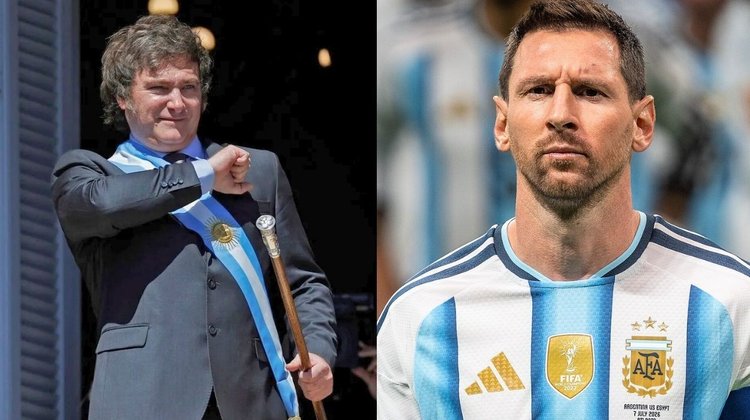 Milei a Messi tras retiro: Muchas gracias, hombre imposible