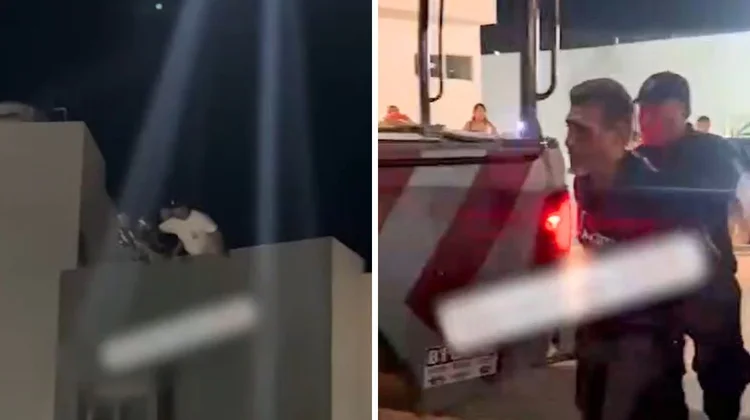 Vecinos capturan a presunto ladrón de casa-habitación en García