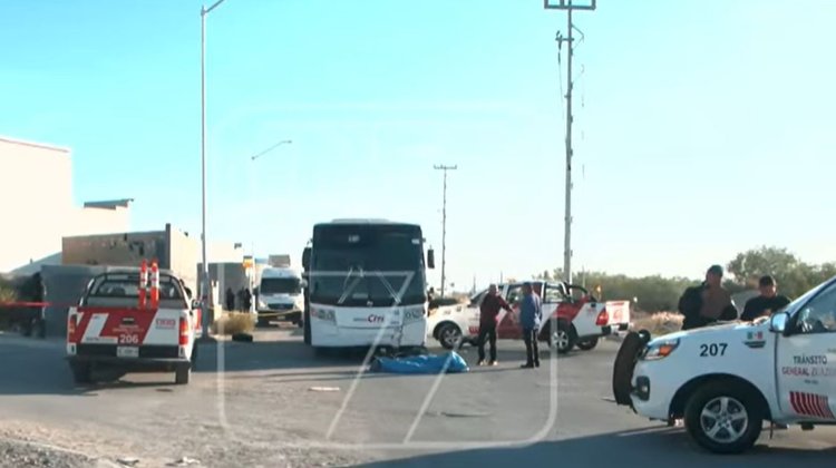 Muere motociclista impactado por transporte de personal en Zuazua