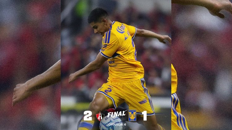 Vence Atlas 2-1 a Tigres y condena su mal arranque en Liga