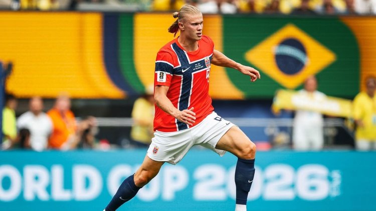 Pide Erling Haaland el cambio por lesión con Noruega