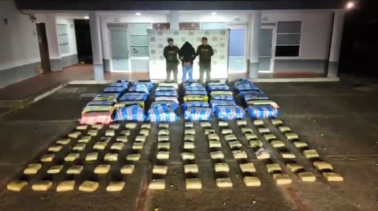 Decomisan una tonelada de marihuana en Colombia