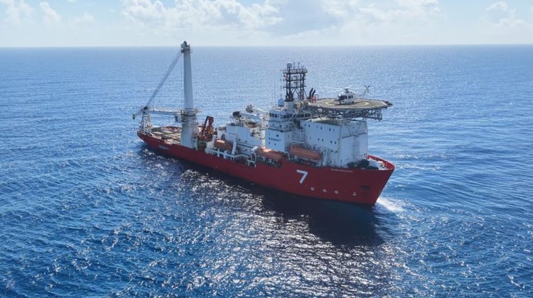 Llega el barco Seven Pegasus al Puerto Norte en Matamoros