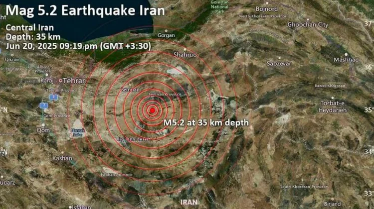 Un terremoto de 5.2 grados sacude Irán en medio de los ataques