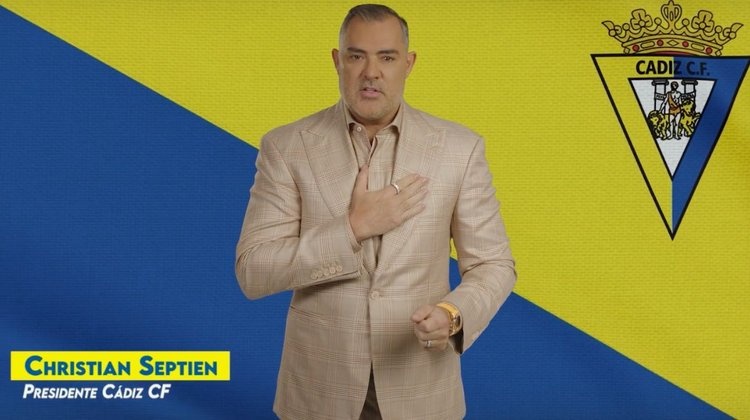 Mexicano Cristian Septien nuevo presidente del Cádiz de España
