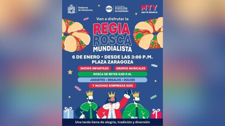 Invita el Gobierno de Monterrey a la "Regia Rosca Mundialista"