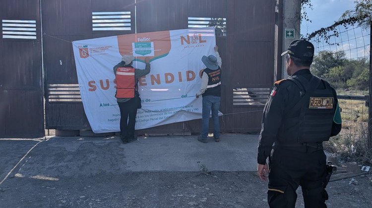 Impone División Ambiental suspensión a chatarrera en Escobedo