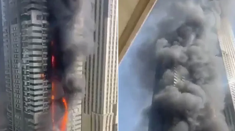 Incendio en Dubái hace que evacuen a tres mil personas