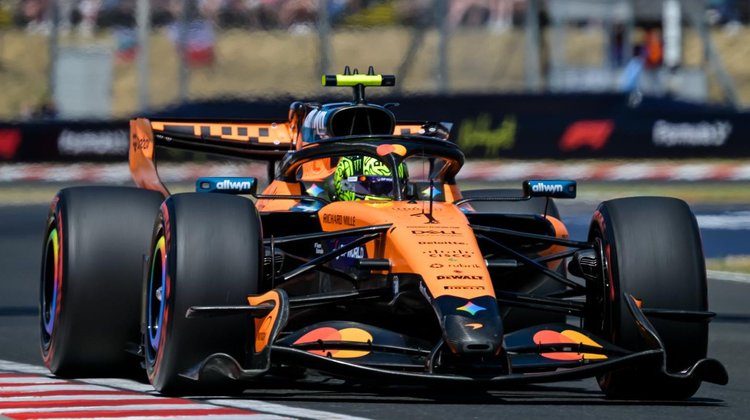 Lando Norris le 'roba' la pole a Hamilton para el GP de Hungría