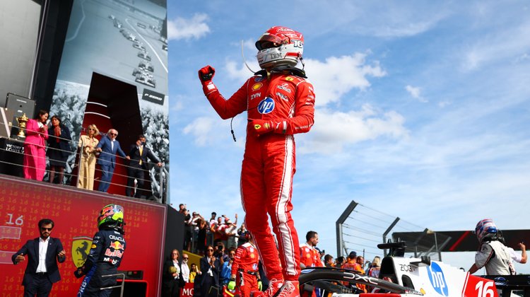 Charles Leclerc se lleva el triunfo en Silverstone; Checo fue 16°