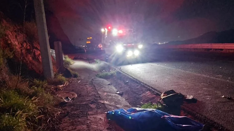 Muere motociclista tras chocar en el Libramiento Norponiente