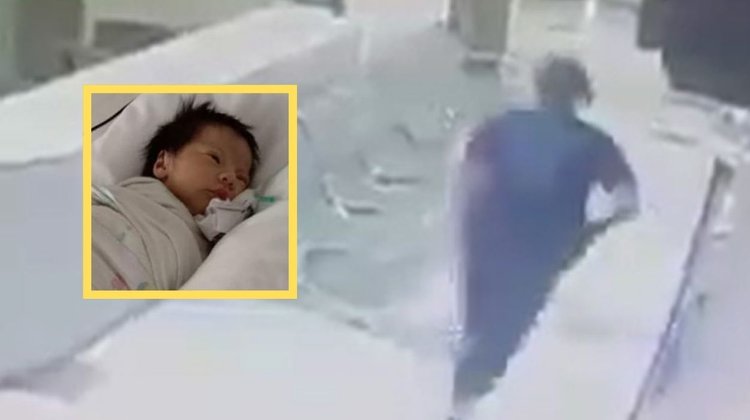 Video muestra a mujer que robó a recién nacida en Durango